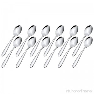 Demitasse Espresso Spoons Coffee Spoon Stainless Steel Tea Spoon 4.9 Inches Dessert Spoons Mini Sugar Spoon Set of 12 - B078ZYRNHJ